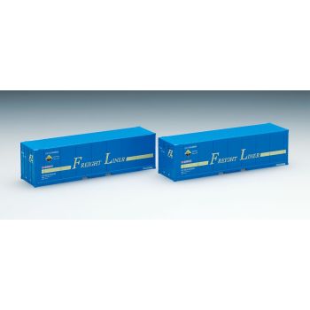 TomyTec - 1/160 FRACHTCONTAINER FREIGHT-LINER, 2 STUCK