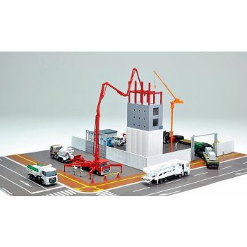 Tomytec - 1/160 Baumaschinen-set 8 Fahrzeuge Und Zubehor (4/22) *tt972604