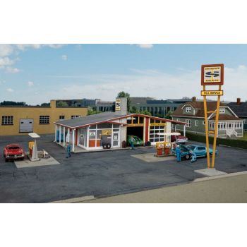 Walters - 1/87 VINTAGE GAS STATION 933-3541 (7/23) *