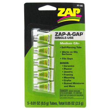 ZAP - ONE-TIME-USE ZAP-A-GAP, 5 P. 0,5GR.