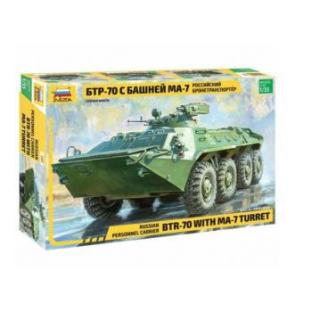 Zvezda - 1/35 RUSSIAN BTR-70 W/MA-7 TURRET (8/24) *
