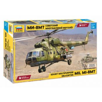 Zvezda - 1/48 MIL-MI-8MT SOVIET HELICOPTER (12/22) *