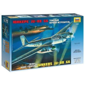 Zvezda - 1/72 HEAVY NIGHT FIGHTER JUNKERS JU-88 G-6 (8/23) *