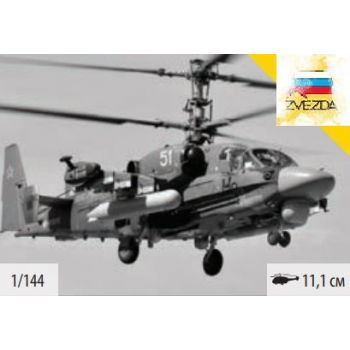 Zvezda - 1/144 RUSSIAN RECOVERY en ATTACK HELICOPTER KA-52 (12/24) *