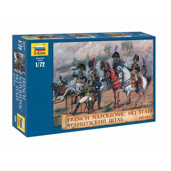 Zvezda - 1/72 FRENCH NAPOLEONIC HQ STAFF 1805-1814 (12/24) *