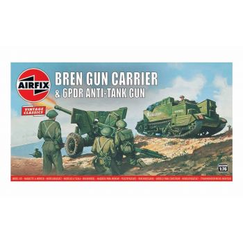 Airfix - Bren Gun Carrier & 6 Pdr At Gun (Af01309v)