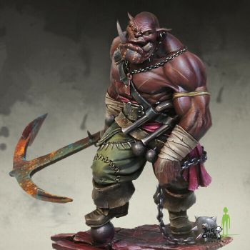 Bigchild - Redghar The Black Orc 75 Mm (6/21) *bcbs700011