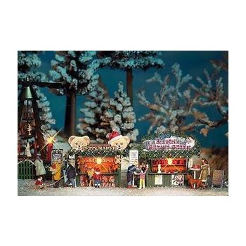 Busch - Zwei Weihnachtsbuden H0 (Bu1060)