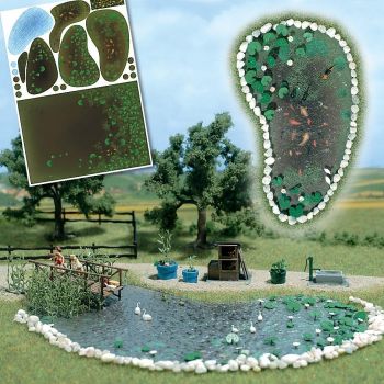 Busch - Gartenteich - Set H0 (Bu1210)