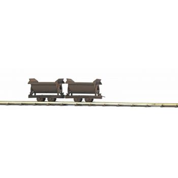 Busch - 2 Verrostete Kipploren H0 (Bu12215)