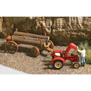 Busch - 2 Holzwagen H0 (5/20) * - BU1386
