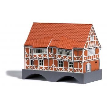 Busch - Brückenhaus H0 (10/19) * (Bu1656)