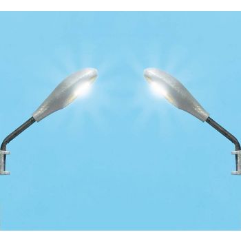 Busch - 2 Wandlampen (Lbl) H0 (Bu4153)