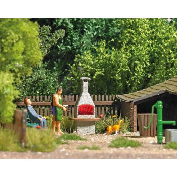 Busch - Grill Mit Glut H0 (5/21) * - BU5403
