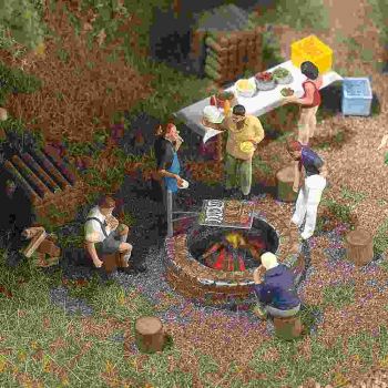 Busch - Lagerfeuer & Grill H0 (Bu5407)