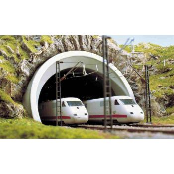 Busch - Ice-tunnelportal  2 Gl. H0 (Bu7021)