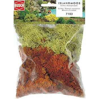 Busch - Islandmoos,gelb/braun (Bu7103)