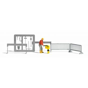 Busch - A-set:stampfer Mit Figur H0 (Bu7803)