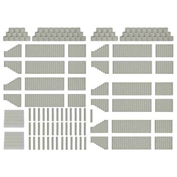 Busch - Pflanzsteine/palisaden H0 (Bu7872)