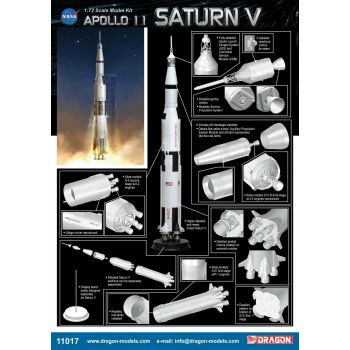 Dragon - Apollo 11 Saturn V 1:72