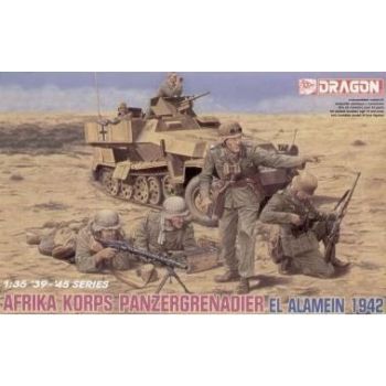 Dragon - 1/35 Afrika Korps Panzergrenadier El Alamein 1942 (10/21) *dra6389