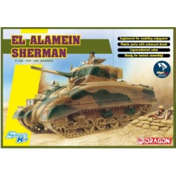 Dragon - El Alamein Sherman W/magic Tracks 1:35 - DRA6617