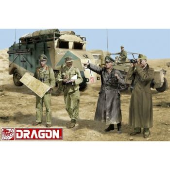 Dragon - 1/35 Rommel And His Staff N. Africa 1942 (10/21) *dra6723