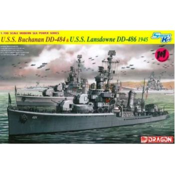 Dragon - 1/700 Uss Buchanan Dd-484 Smart Kit 1+1 (?/21) * - DRA7089