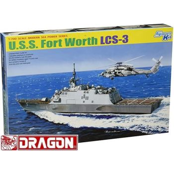 Dragon - 1/700 U.s.s. Fort Worth Lcs-3 (?/20) * - DRA7129