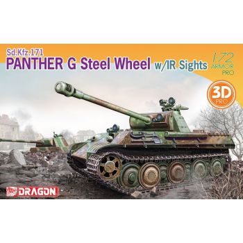 Dragon - 1/72 Sd.kfz. 171 Panther G Steel Wheel Ir Sights (10/21) *dra7697