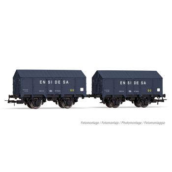 Electrotren - R.n. 2-p 2-axle Covered Wagons T. Px Ensidesa Iii (12/21) * - ELE-HE6009