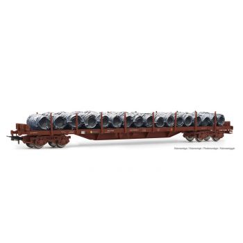 Electrotren - Renfe Mmq 4-axle Stake Wagon Loaded Wire Coils Iv (12/21) * - ELE-HE6033