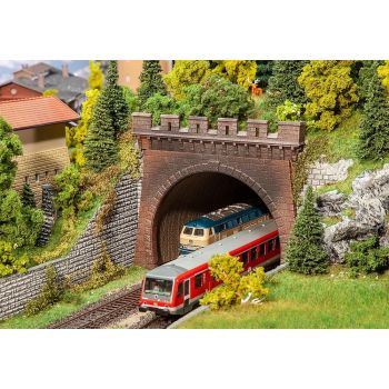 Faller - 2 Tunnelportalen, 2-sporig