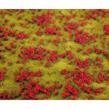 Faller - PREMIUM Landschaps-segment, Bloemenweide, rood