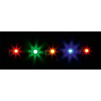 Faller - 5 LEDs, in verschillende kleuren