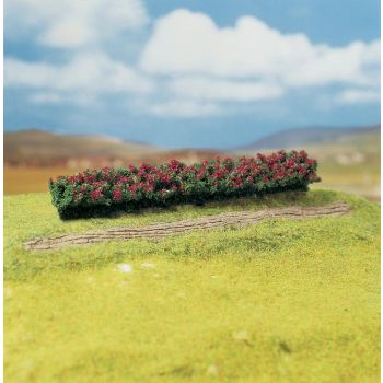 Faller - 3 PREMIUM Heggen, roodbloeiend