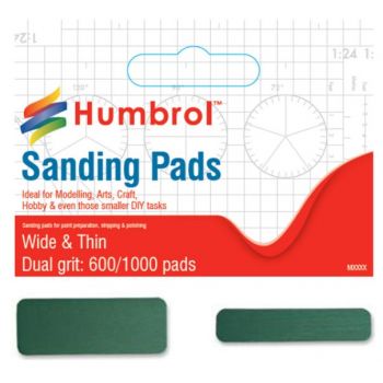 Humbrol - Flexi Sanders: Dual Grit Pads Fine 600/1000 2p (12/21) *hag9166
