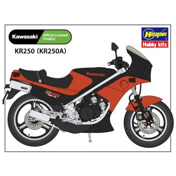 Hasegawa - 1/12 Kawasaki Kr250 Schwarz/rot (2/22) *has621740
