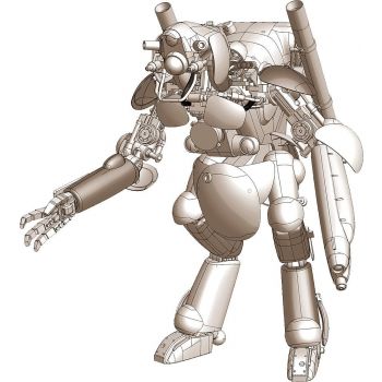 Hasegawa - 1/20 Humanoid Unmanned Interceptor Großer Hund