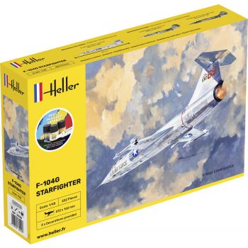 Heller - 1/48 Starter Kit F-104g Starfighterhel35520