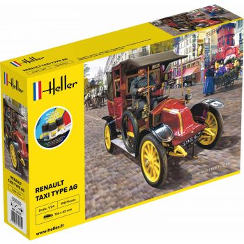 Heller - 1/24 Starter Kit Renault Taxi Type Aghel35705