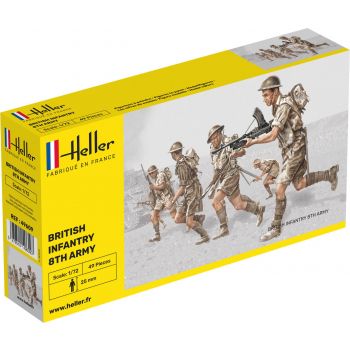 Heller - 1/72 Britische Infanterie 8th Armyhel49609
