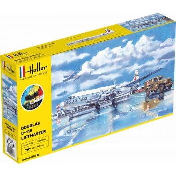 Heller - 1/72 Starter Kit Douglas C-118 Liftmasterhel56317