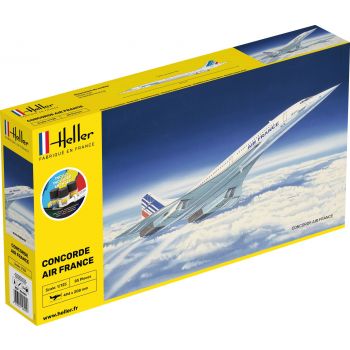 Heller - 1/125 Starter Kit Concorde Air Francehel56445