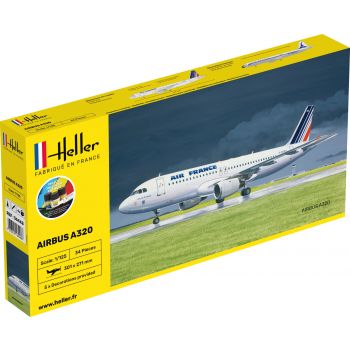 Heller - 1/125 Starter Kit Airbus A-320 Air Francehel56448