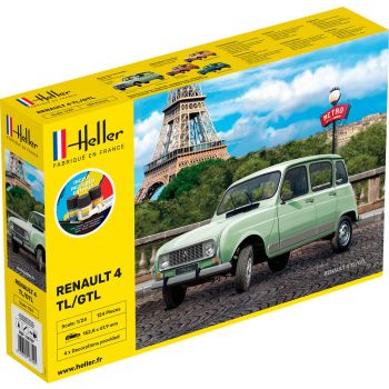 Heller - 1/24 Starter Kit Renault 4 Tl/gtlhel56759