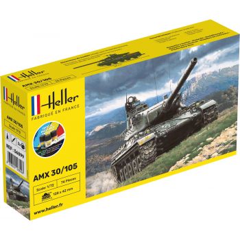 Heller - 1/72 Starter Kit Amx 30/105hel56899