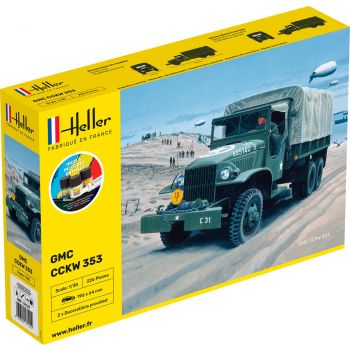 Heller - 1/35 Starter Kit Gmc Cckw 353 Us-truckhel57121
