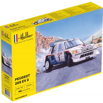 Heller - 1/24 Peugeot 205 Ev 2hel80716