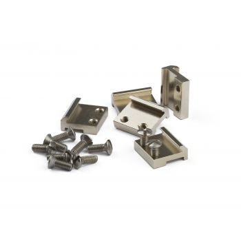 Massoth - Rail Clamps G Scale Nickel-plated 15mm 50/pack (?/21) *